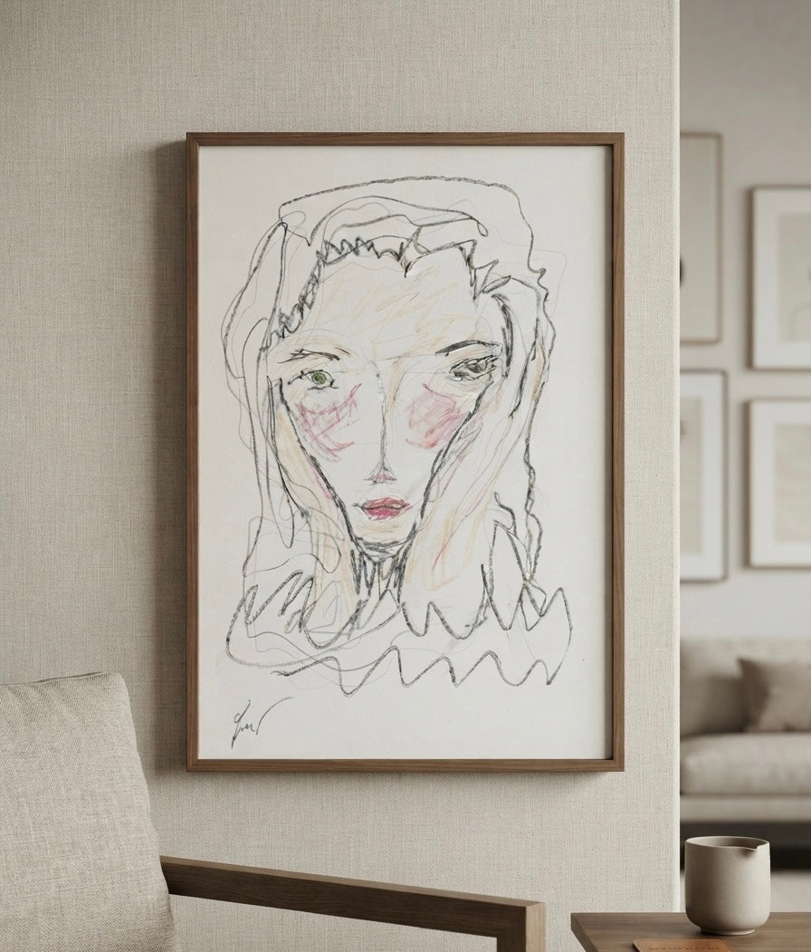 Soft Riot – original drawing by BOUS, lifestyle view