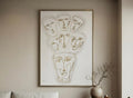 Seven – original drawing by BOUS, lifestyle room view