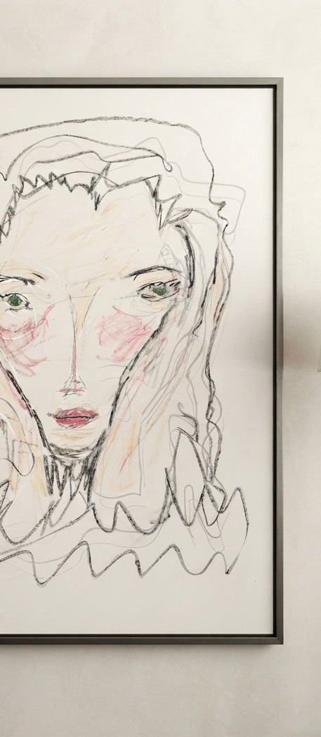 Soft Riot – original drawing by BOUS, close-up detail